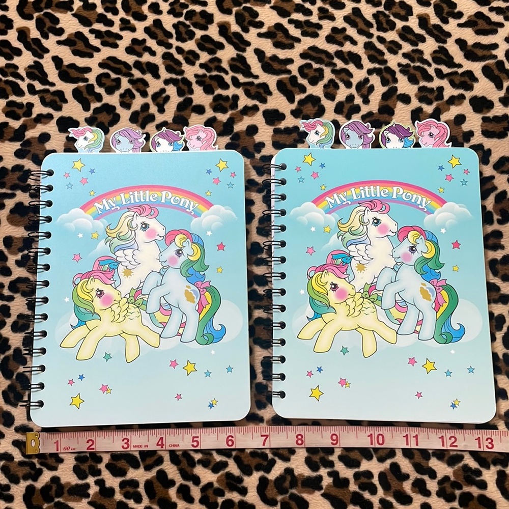 MY LITTLE PONY 🩷 Spiral Notebook Journal 🌈 Notes Rainbow Pastel 80s Stationary
